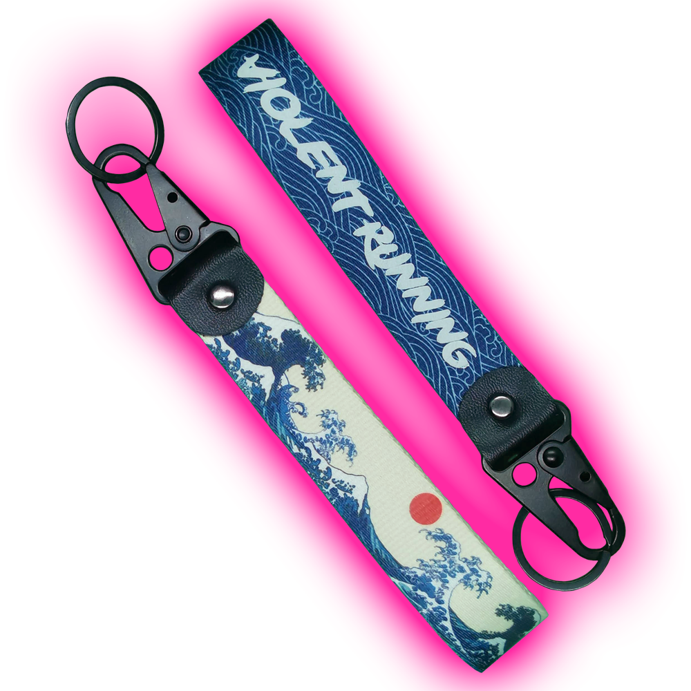 The Great Wave Key Ring