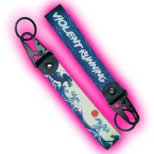 The Great Wave Key Ring