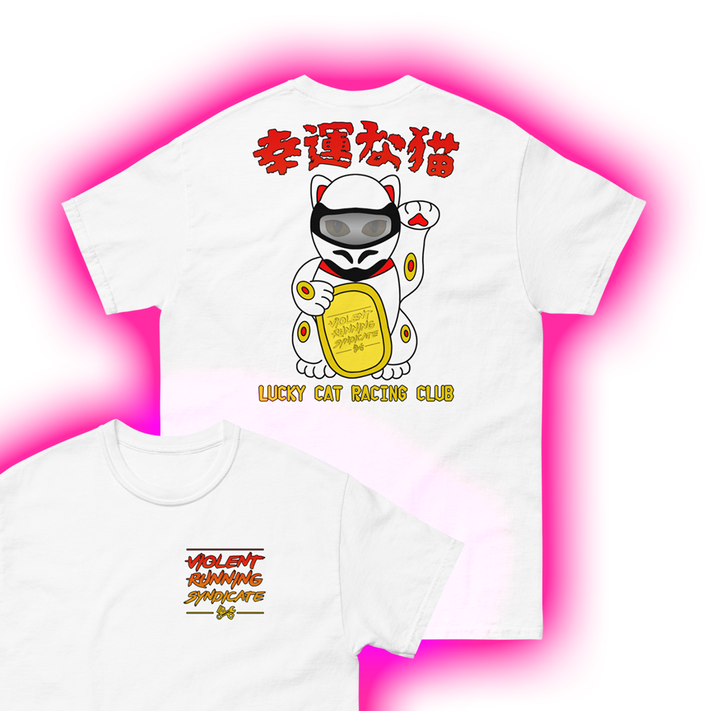 Camiseta Lucky Cat Racing Club