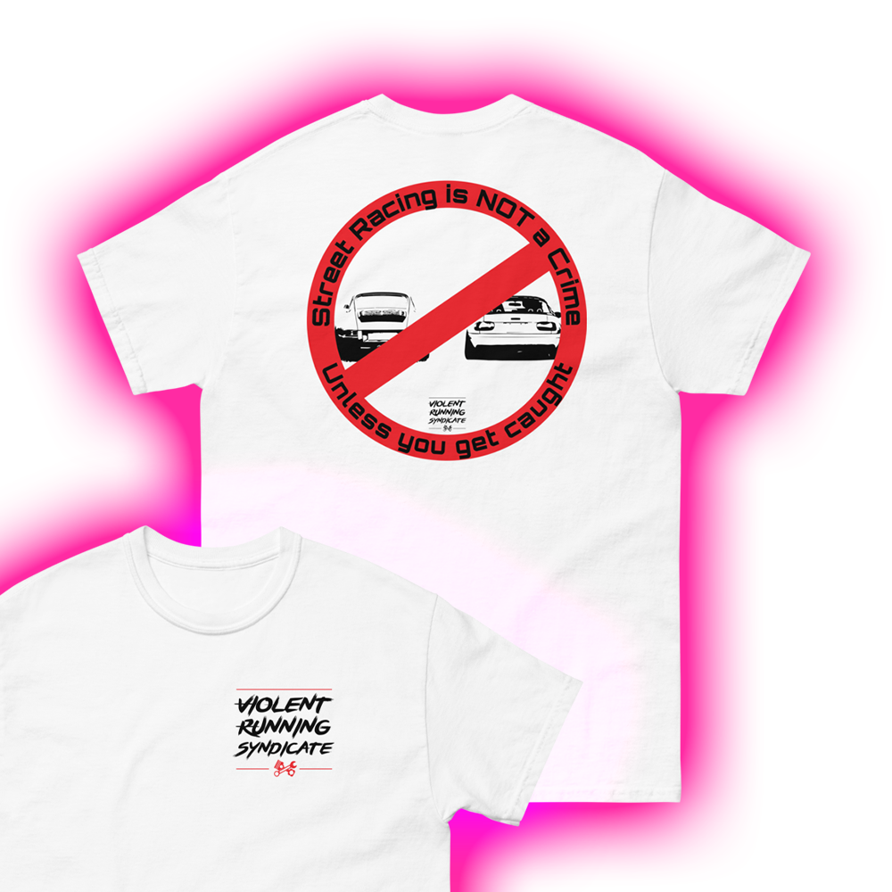 Camiseta Street Racing no es un crimen